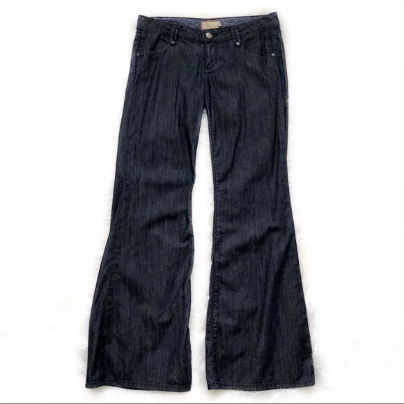 PAIGE Denim - PAIGE Dark Wash/ Bundy Wide Leg Jeans! Size 28.
